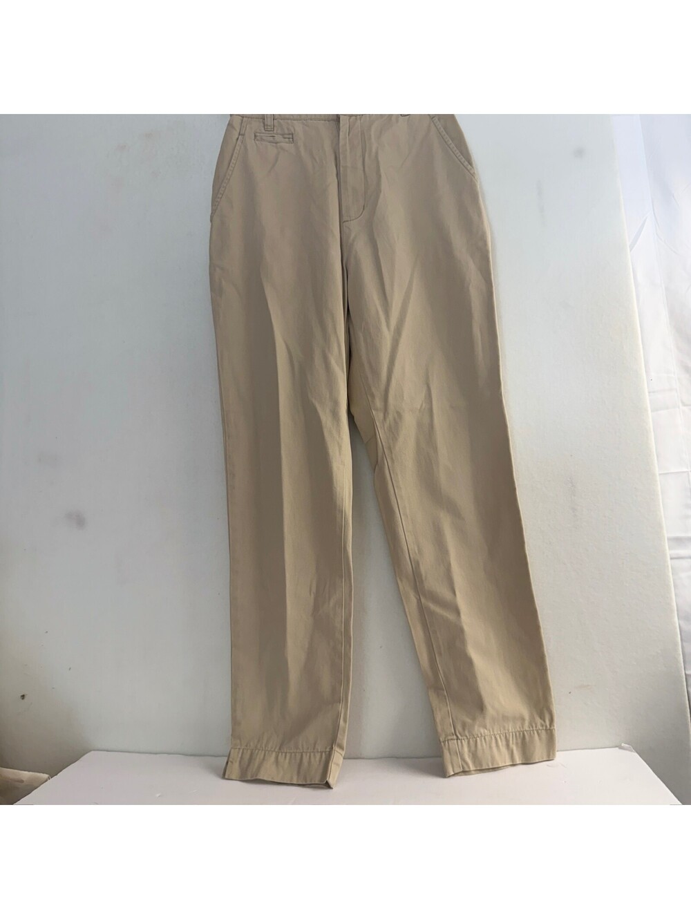 G.H. Bass & Co. Women's Khaki Cotton Pants Size 4 Casual Chino B-14